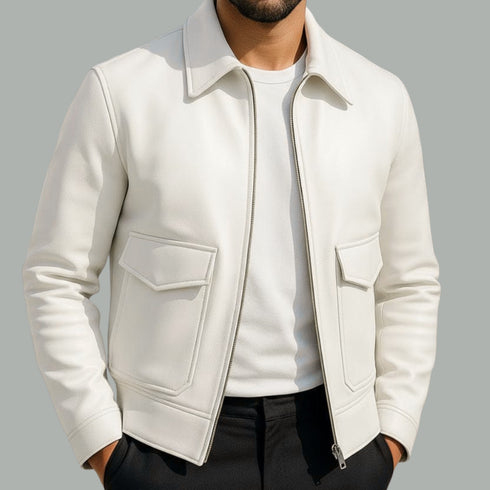 Nivan Genuine Leather Jacket For Men